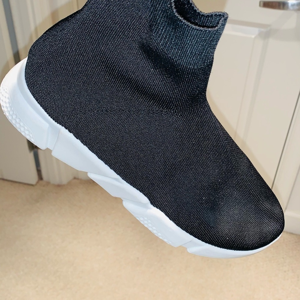 Bamboo Sock High Top Sneakers. - Picture 7 of 12